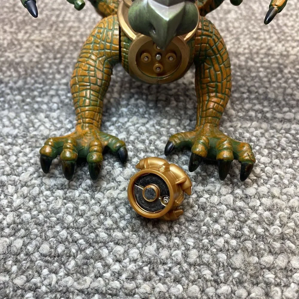 Mega Blox Krystal Wars Dragon W Crystal Green Gold Excellent Cond‎ H18